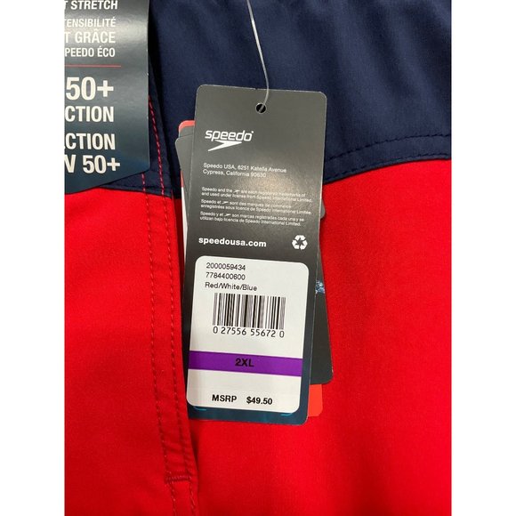 NWT Men's Speedo Marina Flex Volley Swim Shorts XXL - Picture 7 of 11